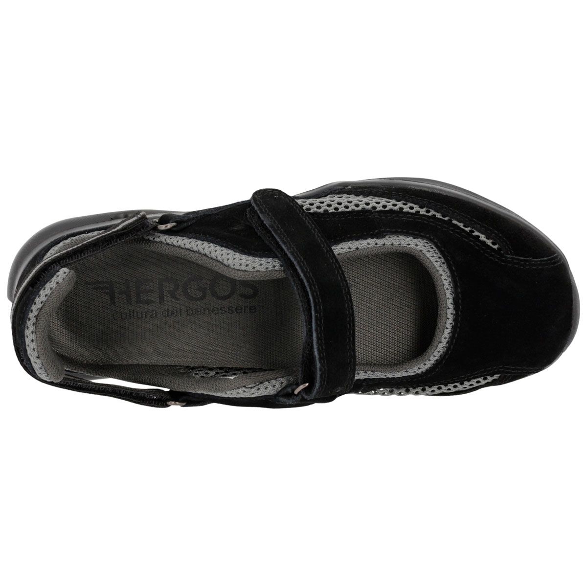 Hergos H3950 - Sneaker allrounder Ballerina con plantare estraibile