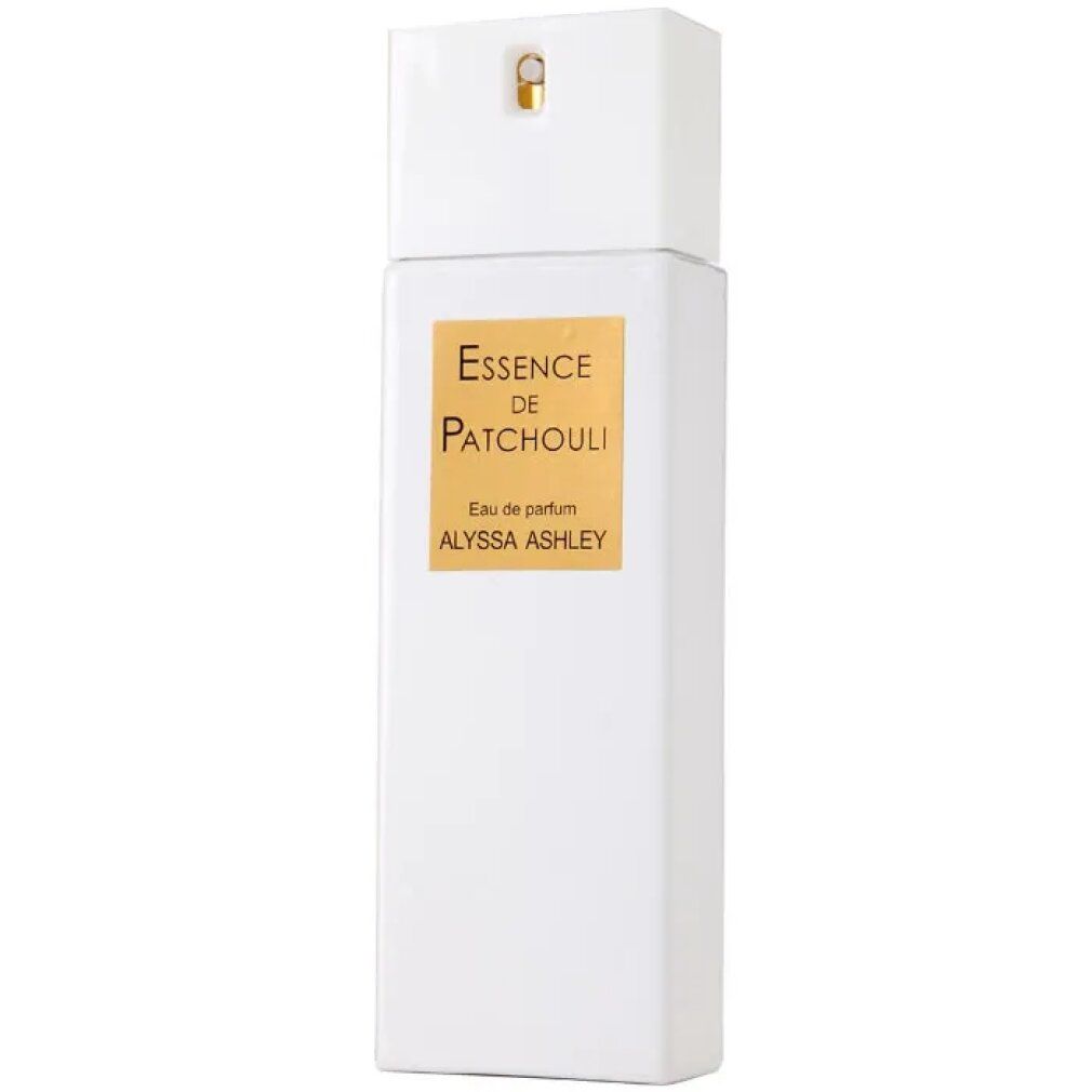Alyssa Ashley Essence De Patchouli Eau de Parfum Spray, flacone bianco.