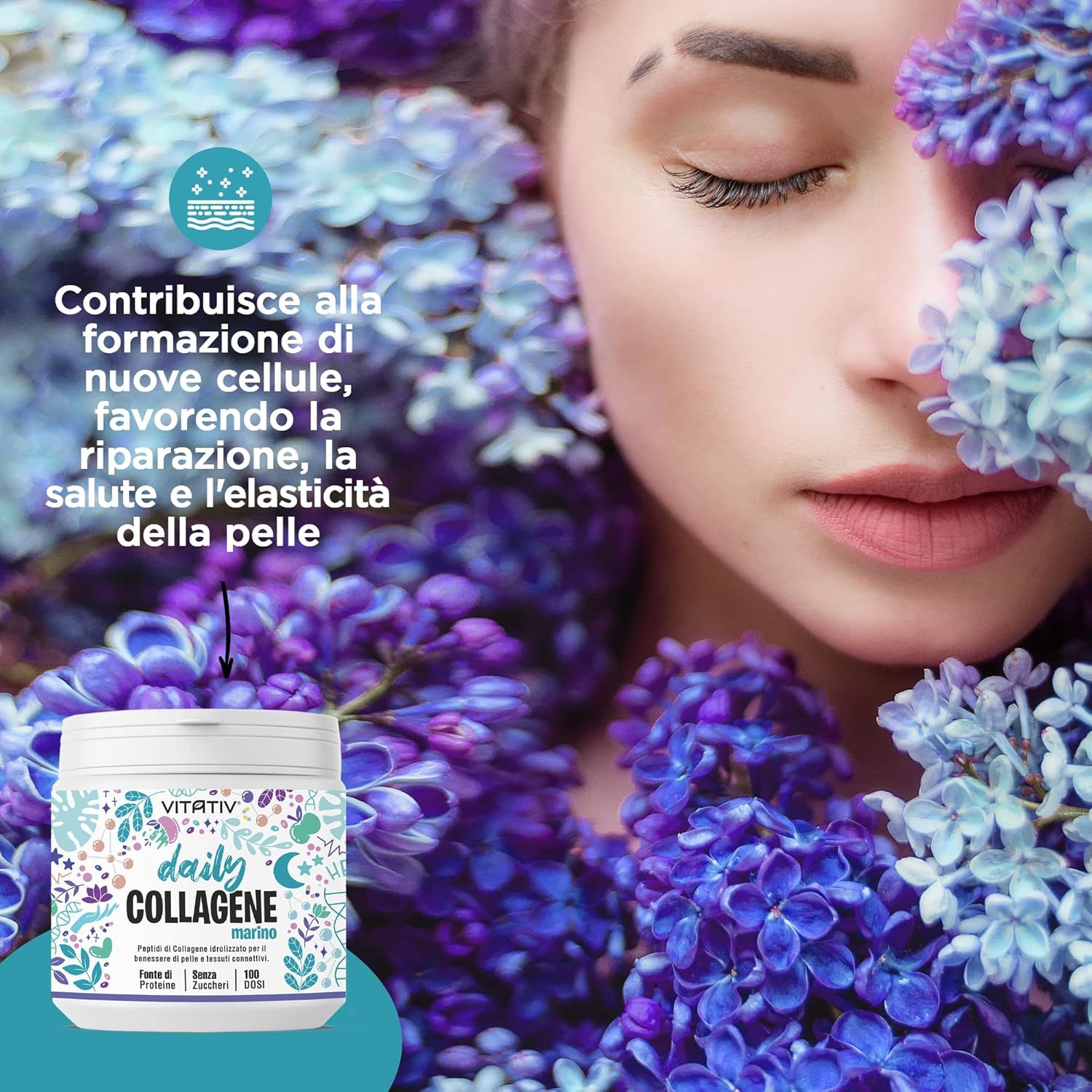 VITATIV® Daily Collagene Marino Idrolizzato in Polvere - 250 g