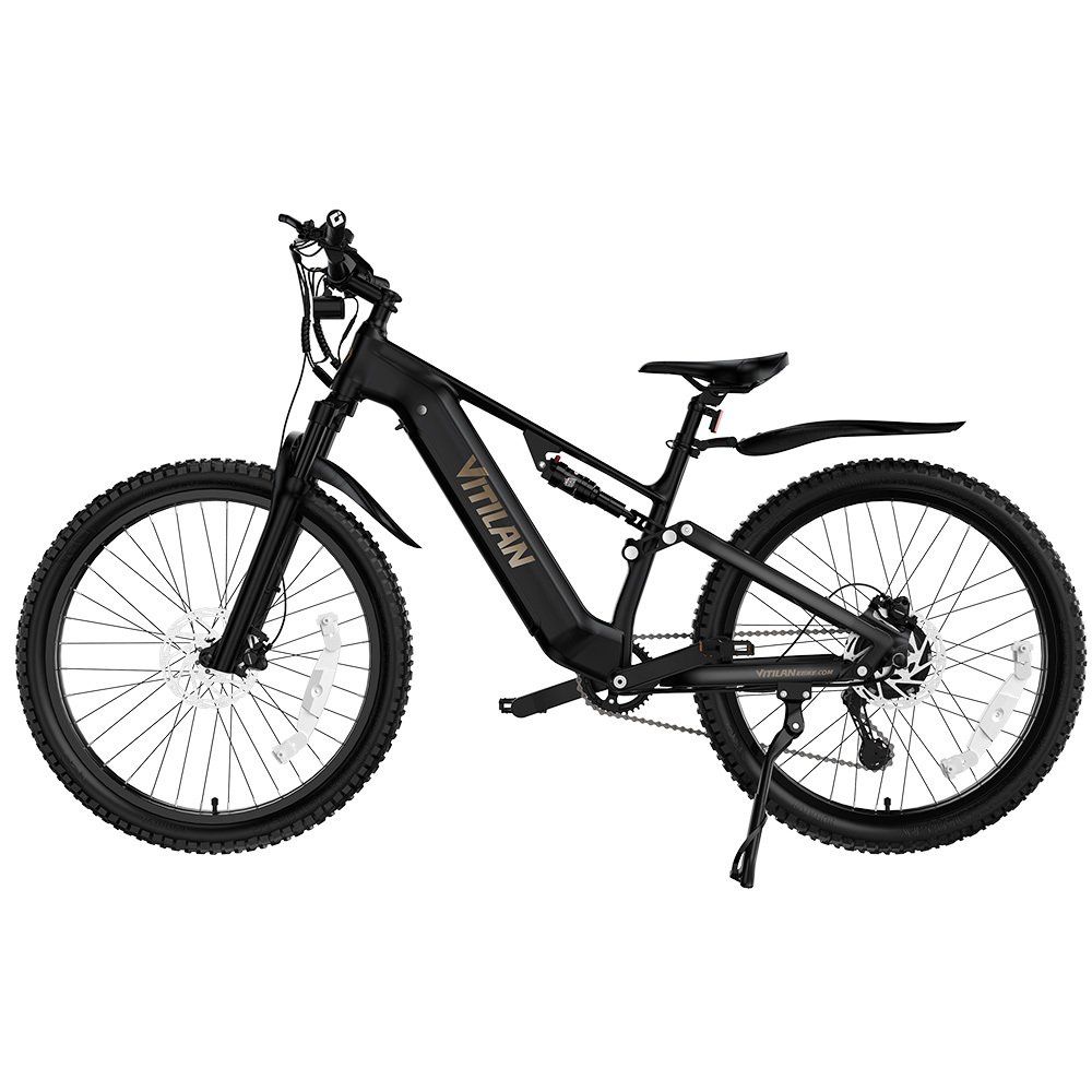 VITILAN M5 Bicicletta elettrica full suspension, batteria da 48V 15Ah