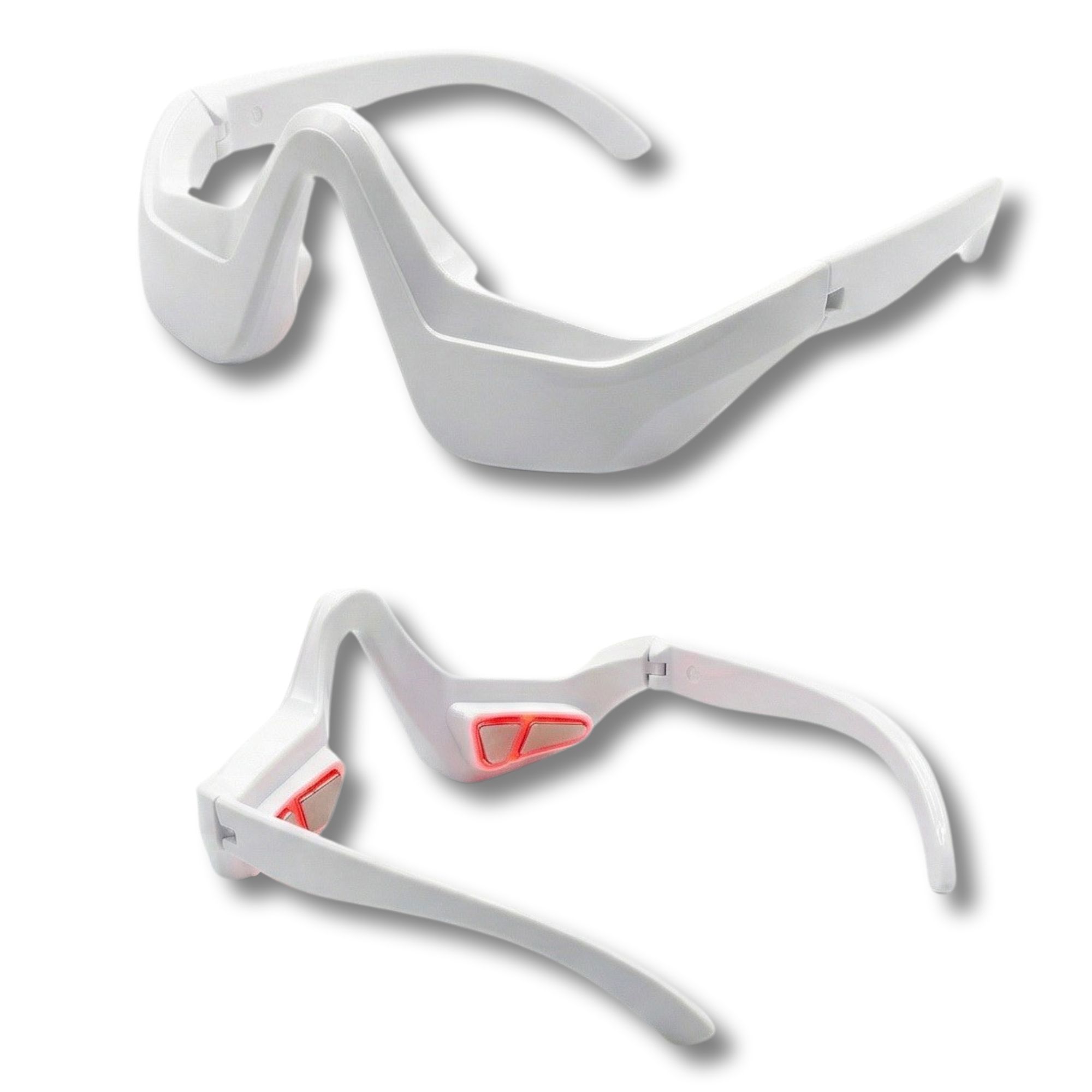 Maschera Oculare EMS Anti-Occhiaie – Vibrazioni e Luce Rossa, Rassodante del Contorno Occhi