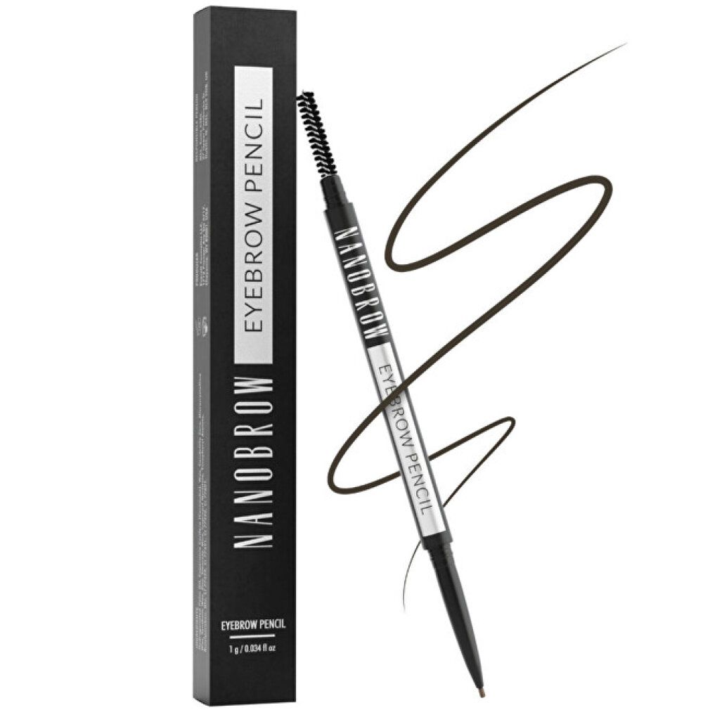 Matita per sopracciglia Nanobrow Marrone Chiaro con applicatore e confezione.