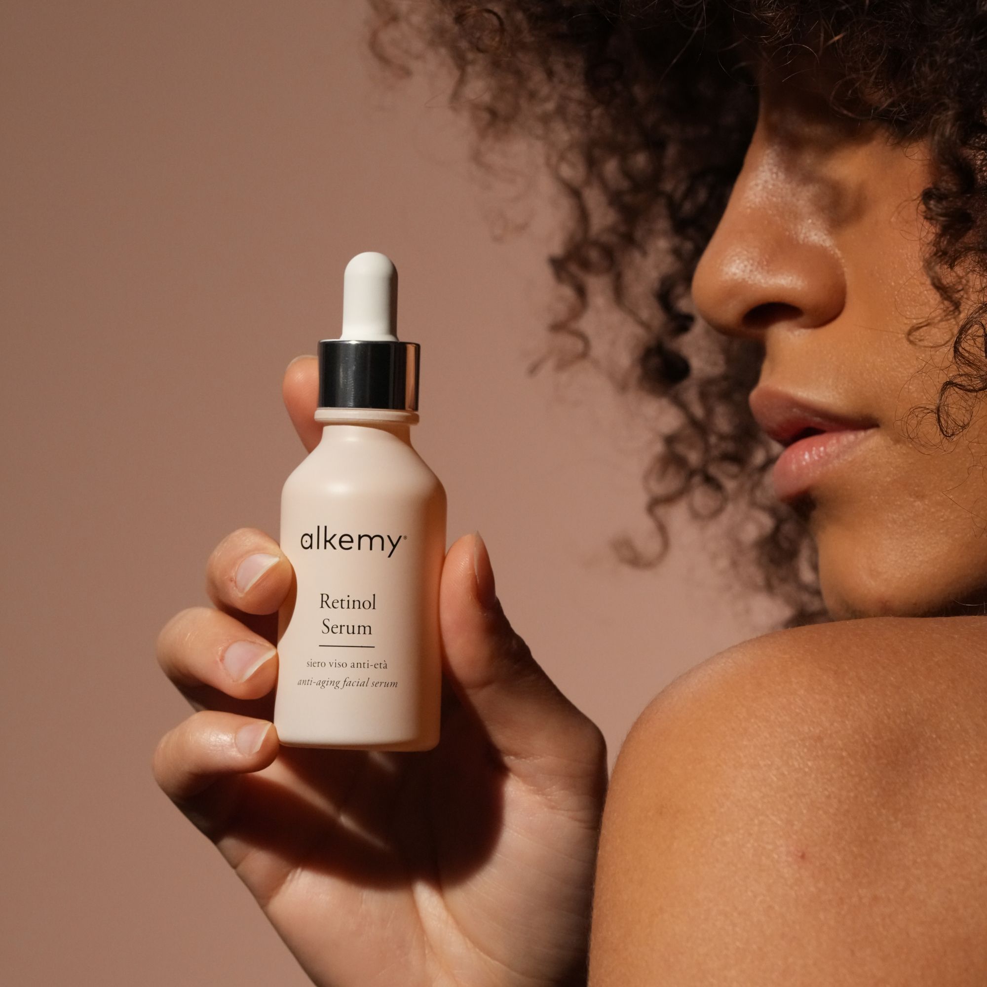 Alkemy Siero Viso al Retinolo 2%, Trattamento Anti Età Notte per Rughe
