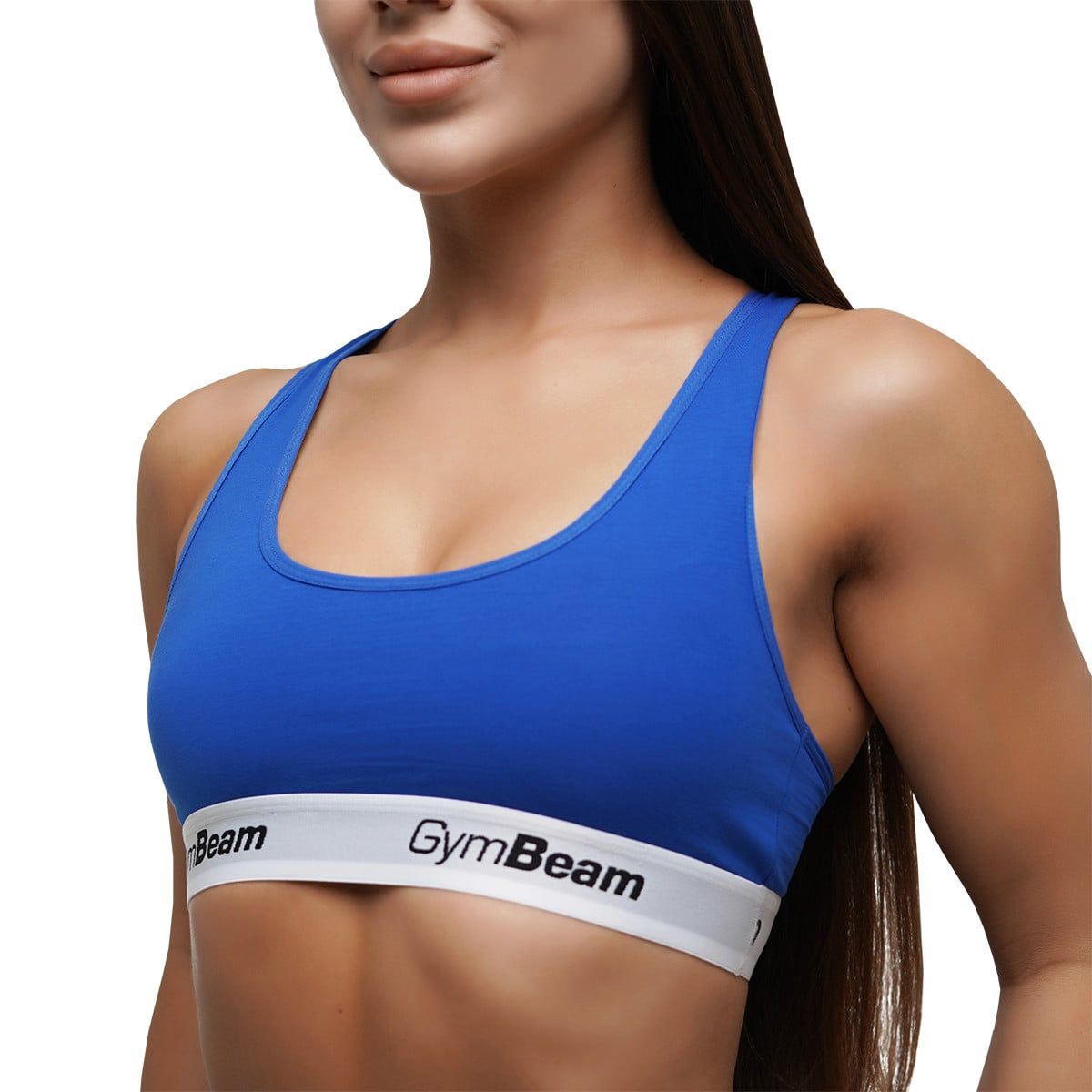GymBeam Bralette donna Royal Blue con spalline larghe e senza chiusura