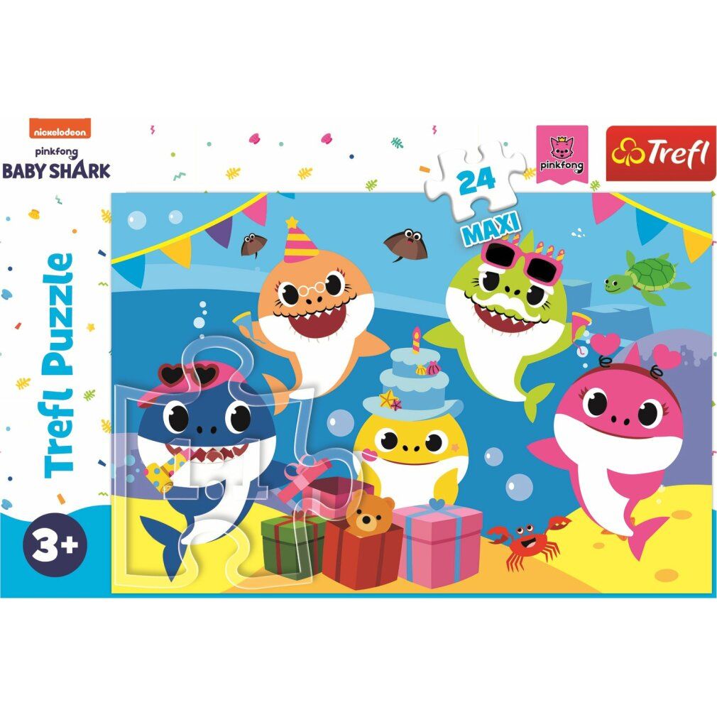 trefl Puzzle Baby Shark: Celebration maxi 24 pezzi