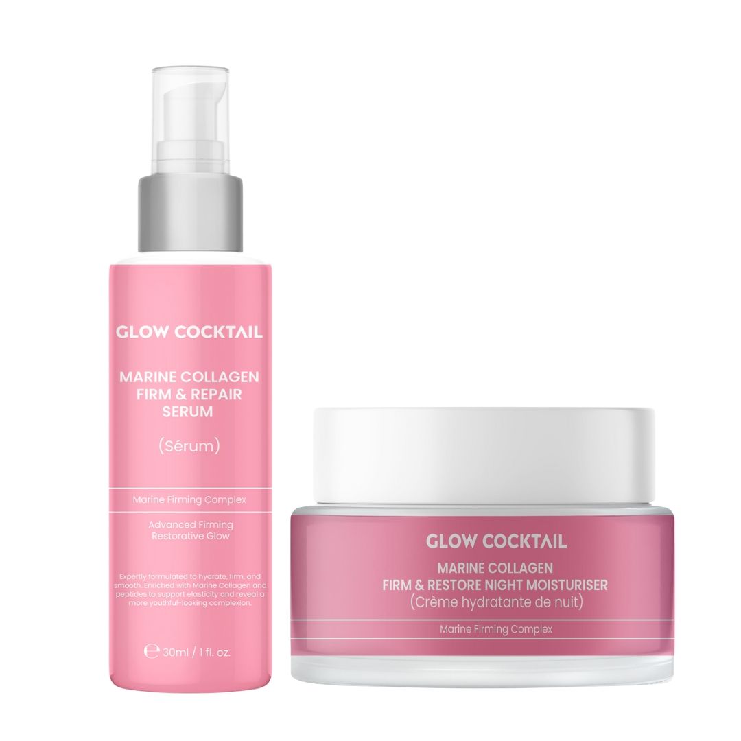 Glow Cocktail Set notte Marine Collagen Repair + Restore