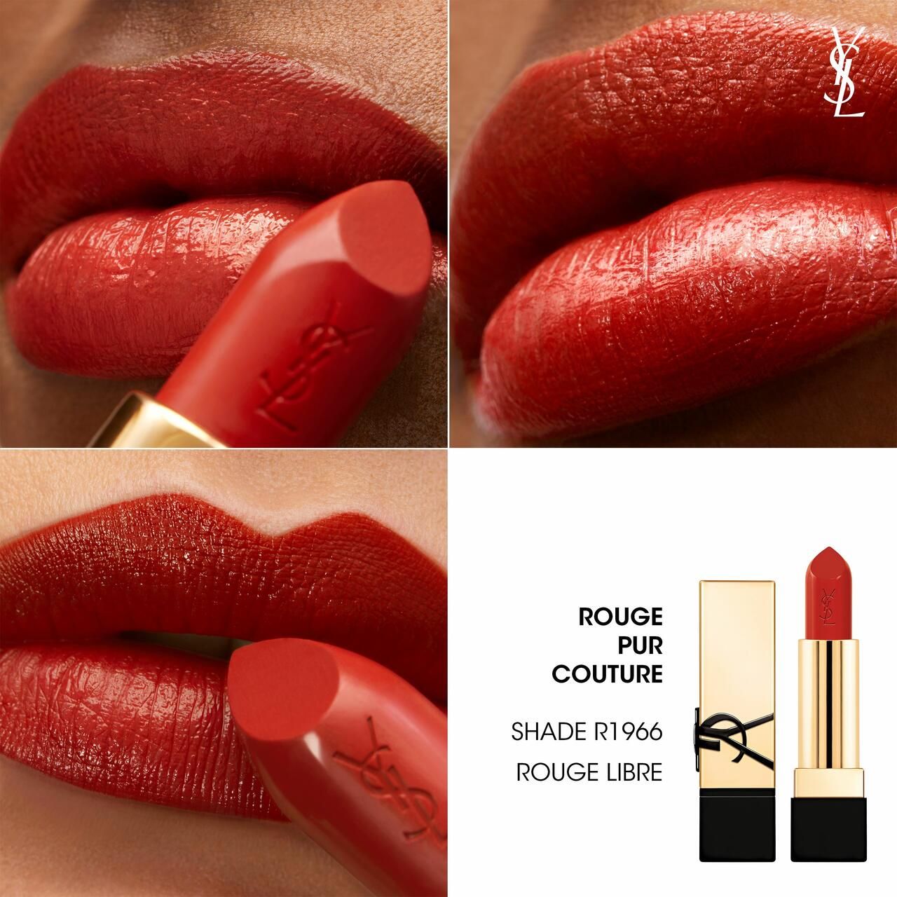 Yves Saint Laurent Rouge Pur Couture R1966 Rouge Libr - Rossetto in stick 41 g