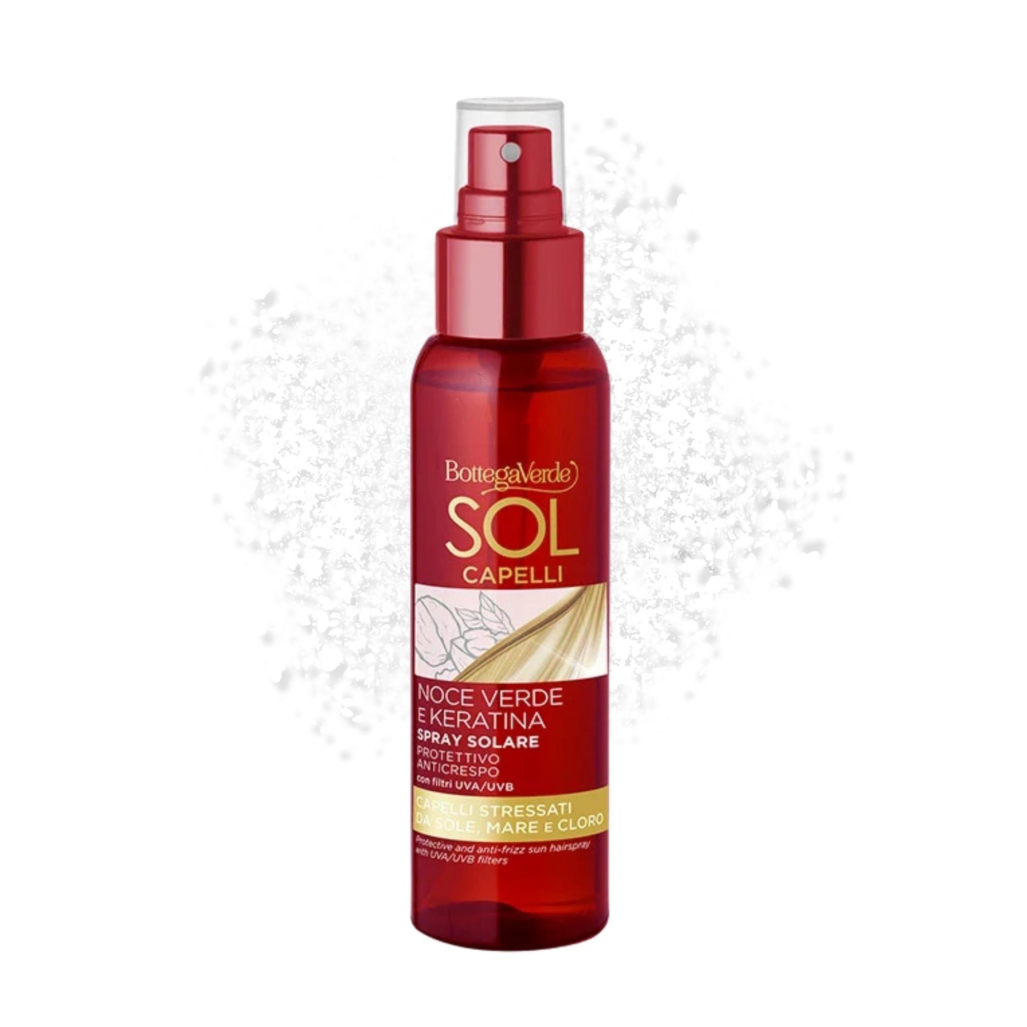 Bottega Verde Sol Capelli - Noce verde e Keratina - Spray solare