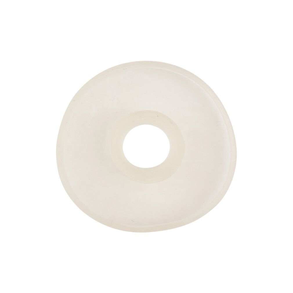 Anello per pene Fröhle PS002, 21 mm, in materiale trasparente, vista frontale.