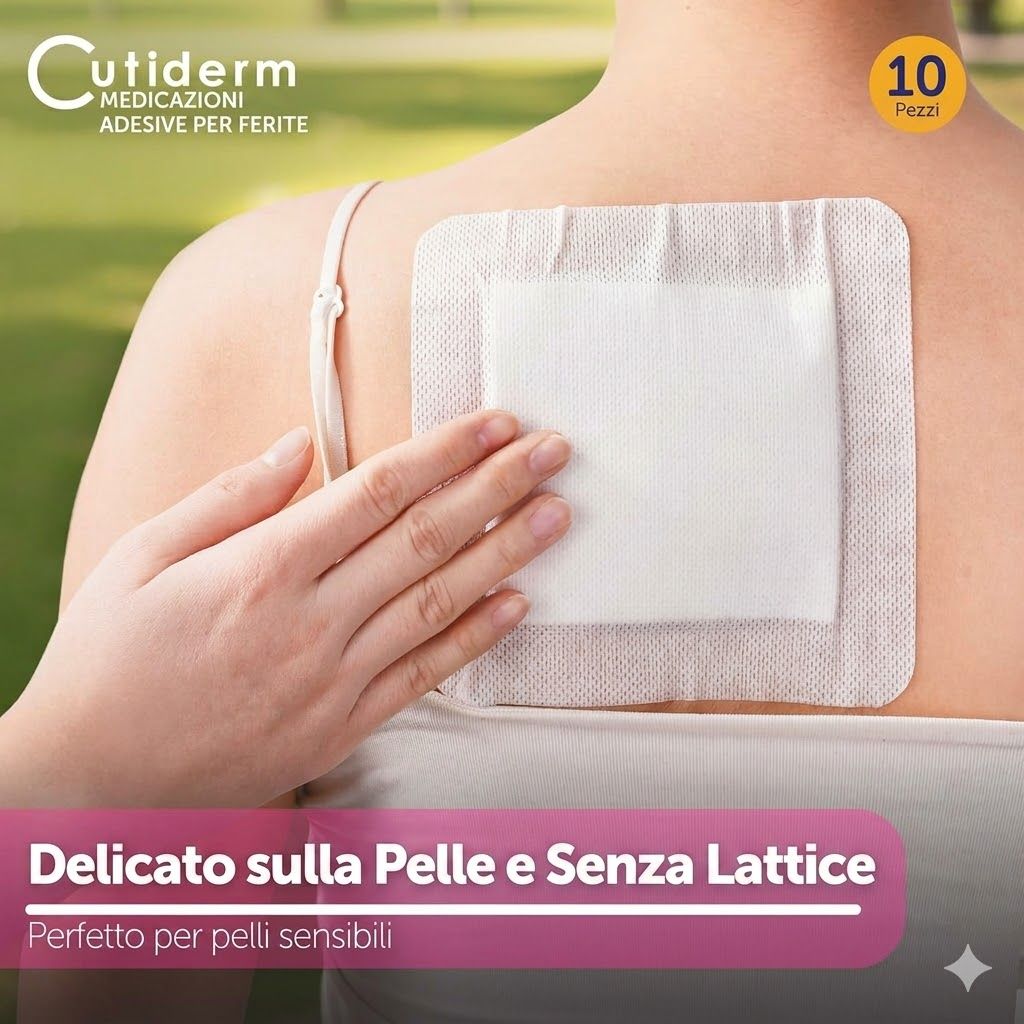 Bendaggio autoadesivo per ferite 15 x 15 cm Cutiderm