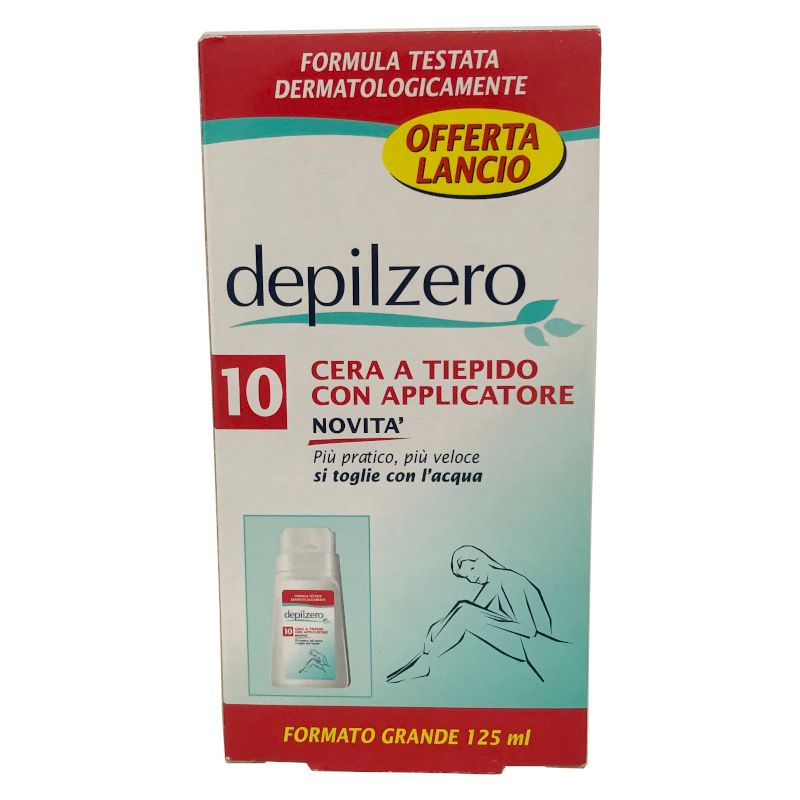 DEPILZERO CERA A TIEPIDO CON APPLICATORE 125ML