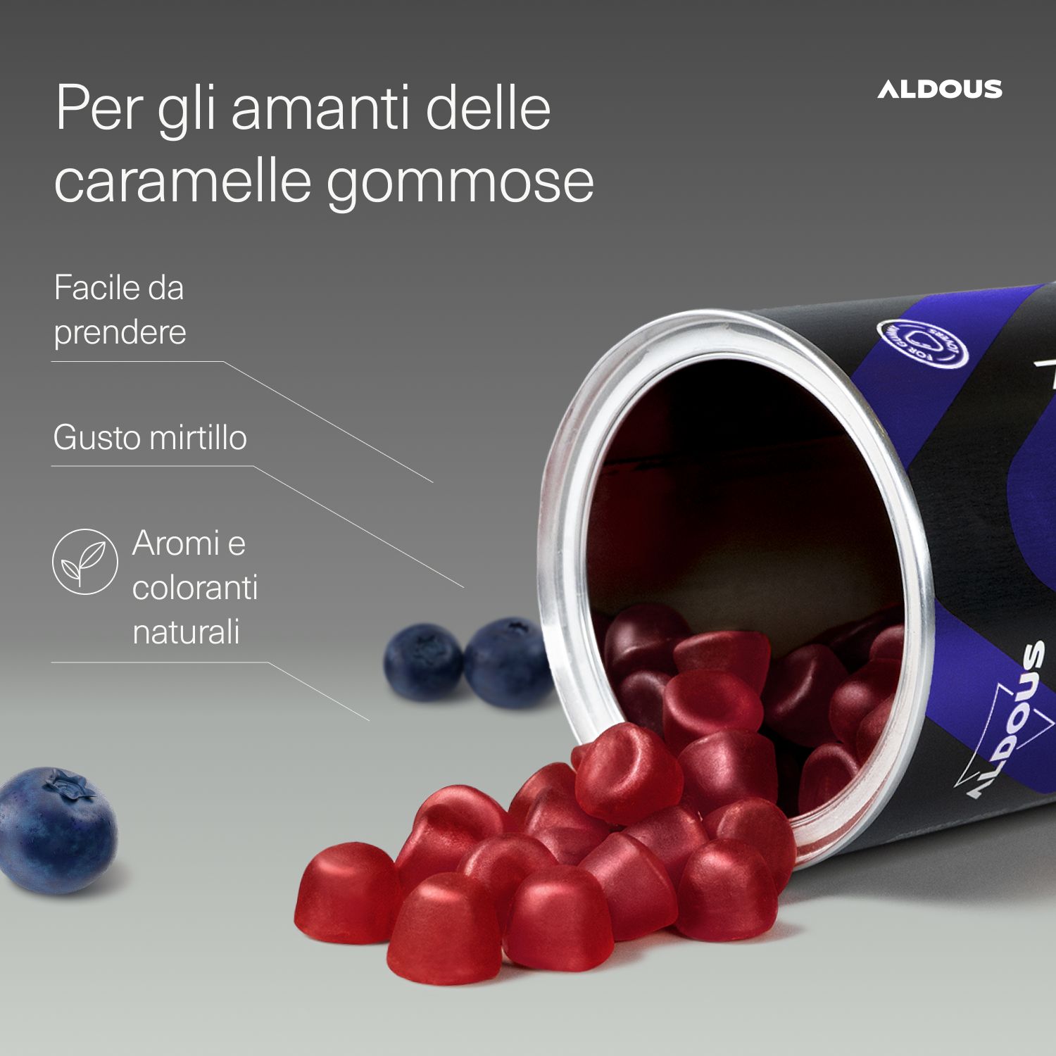 Aldous - Melatonina Gummies - Dormire Meglio
