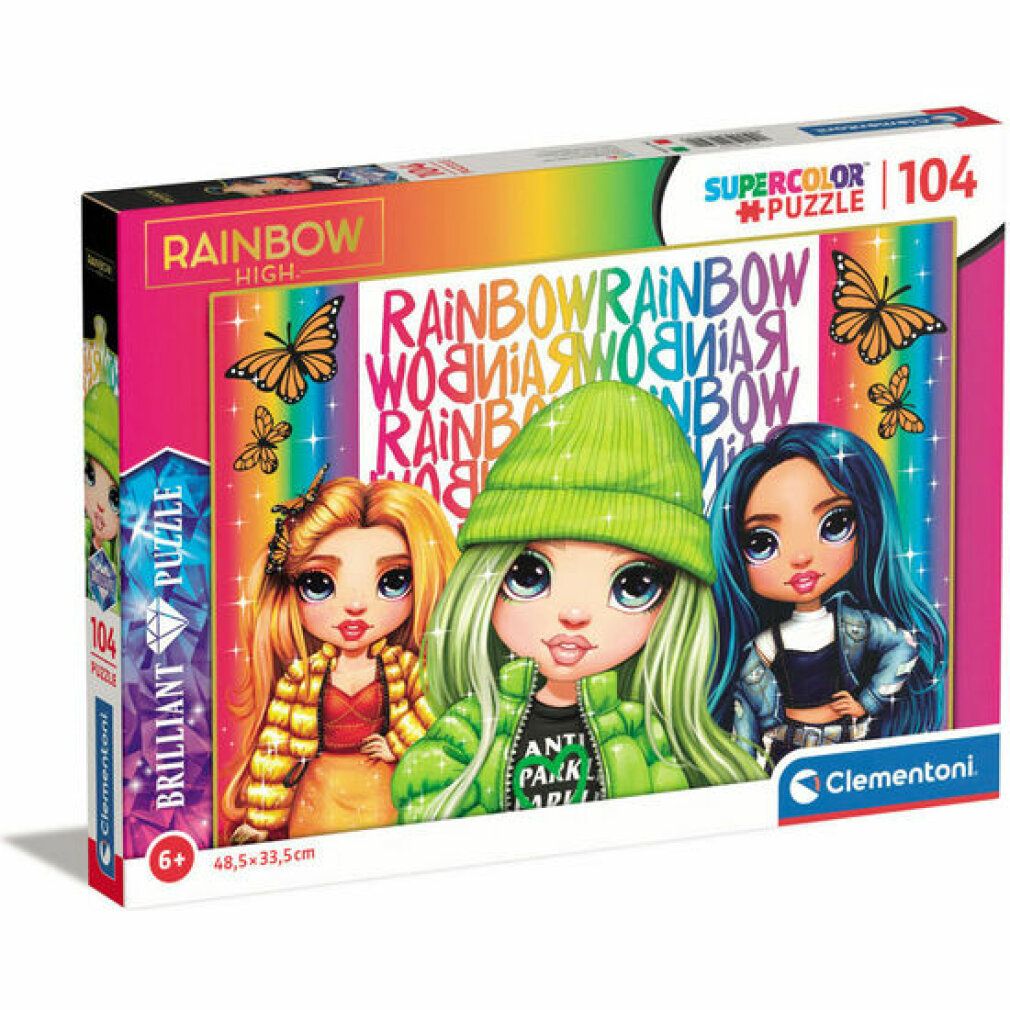 Puzzle arcobaleno Clementoni 104 pezzi.
