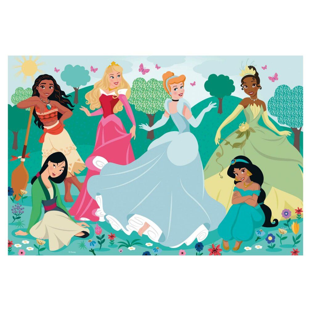 Clementoni maxi puzzle Disney Princess, 104 pezzi.