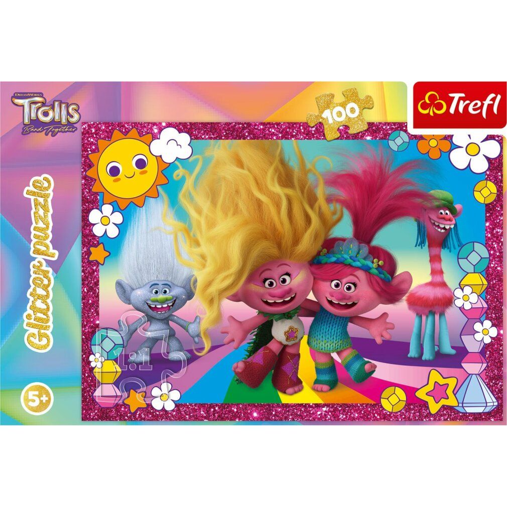 trefl Trolls 3, 100 pezzi