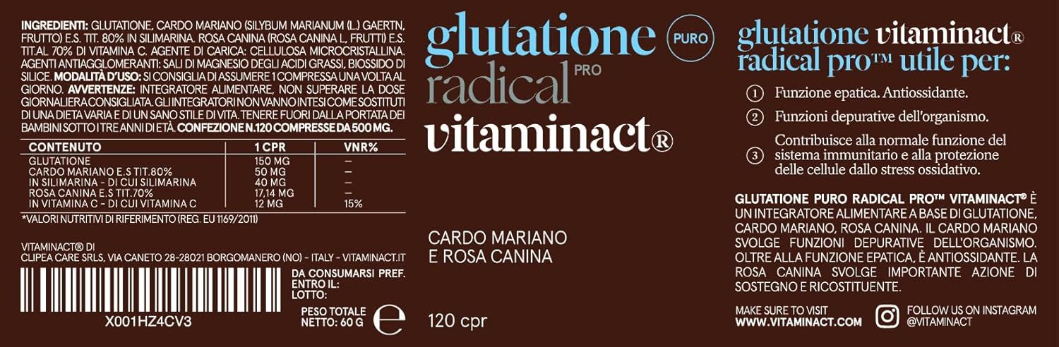 Vitaminact - Glutatione Radical Pro