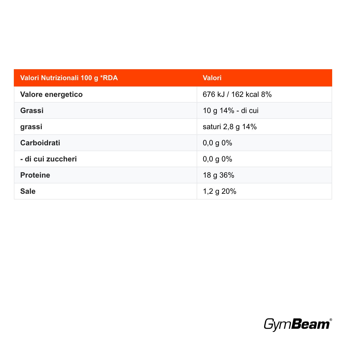 GymBeam Salmone in Salamoia filetti di salmone senza additivi