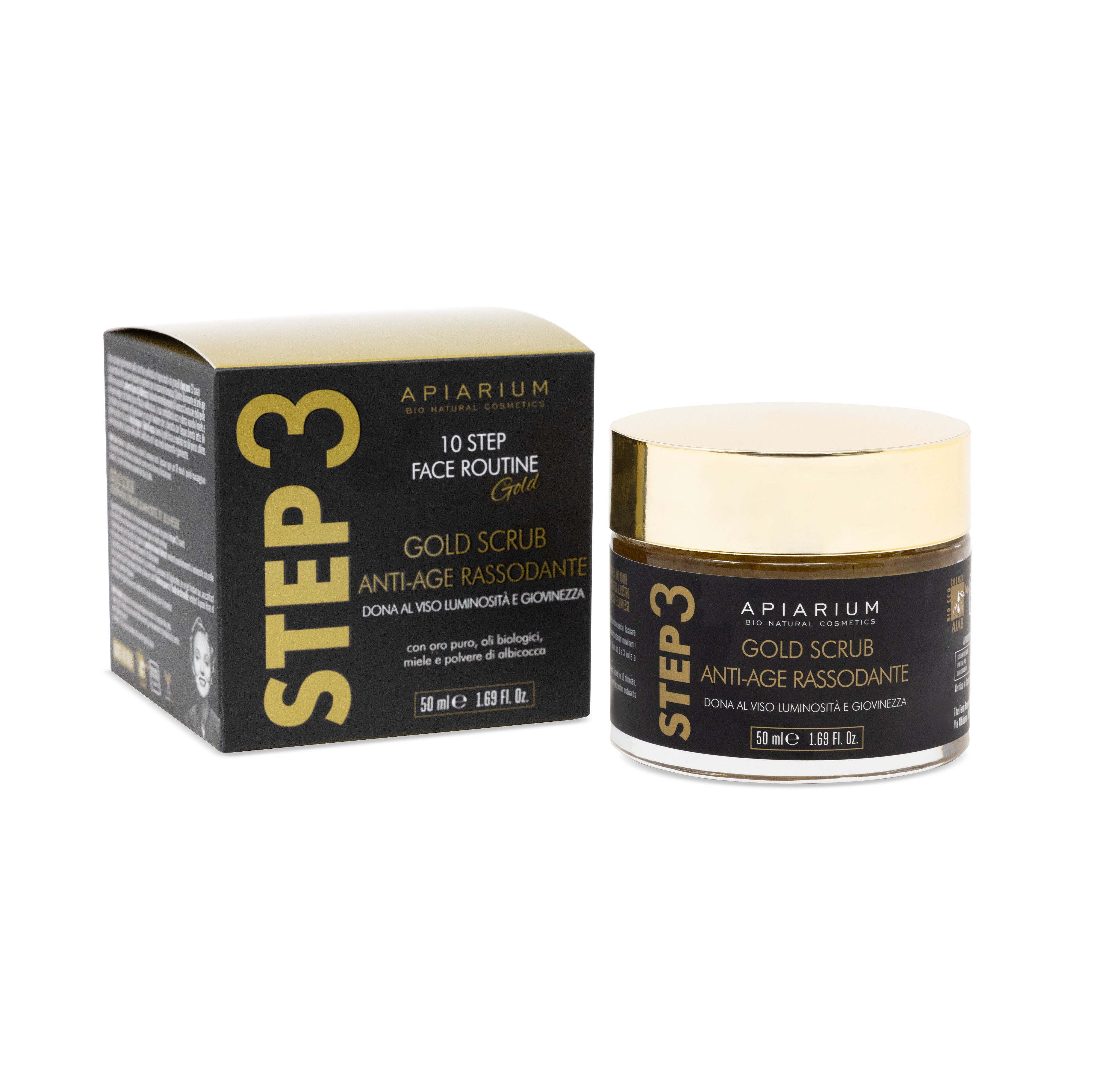Scrub viso GOLD Rassodante - STEP 3