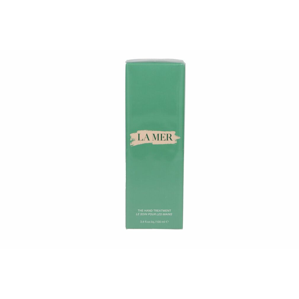 Confezione verde con scritta LA MER. Testo: the hand treatment, le soin pour les mains.