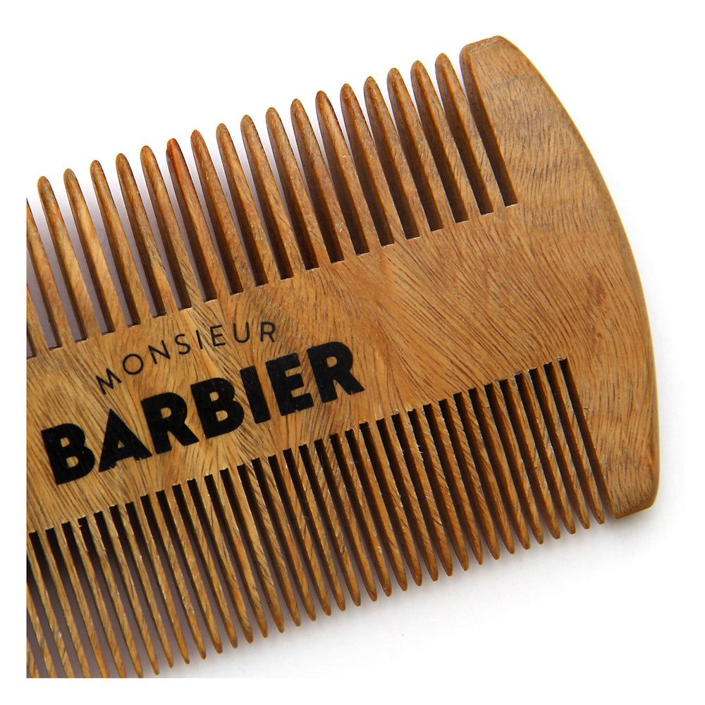 Monsieur BARBIER - Pettine barba bifacciale al sandalo
