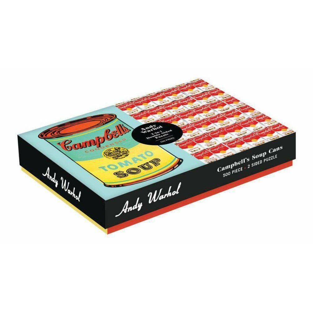 galison Puzzle bifacciale Andy Warhol Campbell's Soup Cans 500 pezzi