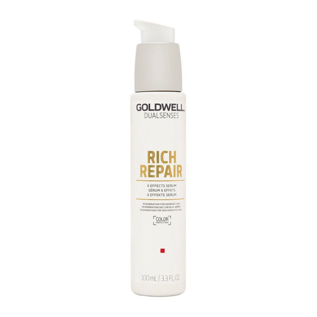 Flacone di siero Goldwell Dualsenses Rich Repair con erogatore, 100ml.