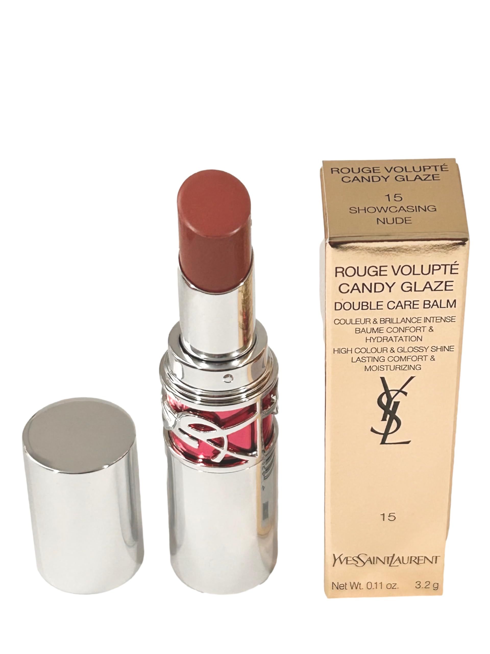 Yves Saint Laurent Rossetto Lucido Rouge Volupté Candy 3,2 g - Tonalità 15 Nude