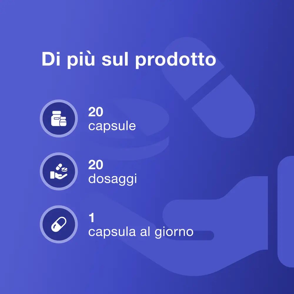 Erefit Men Extreme. Informazioni sul prodotto. 20 capsule, 20 dosi, 1 capsula al giorno.