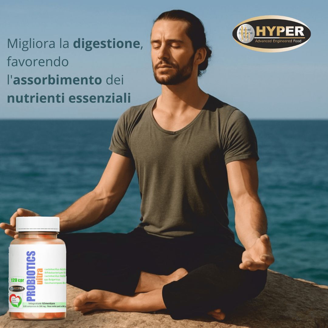 Probiotics Ultra – Integratore Alimentare di Fermenti Lattici Vivi a Rilascio Prolungato