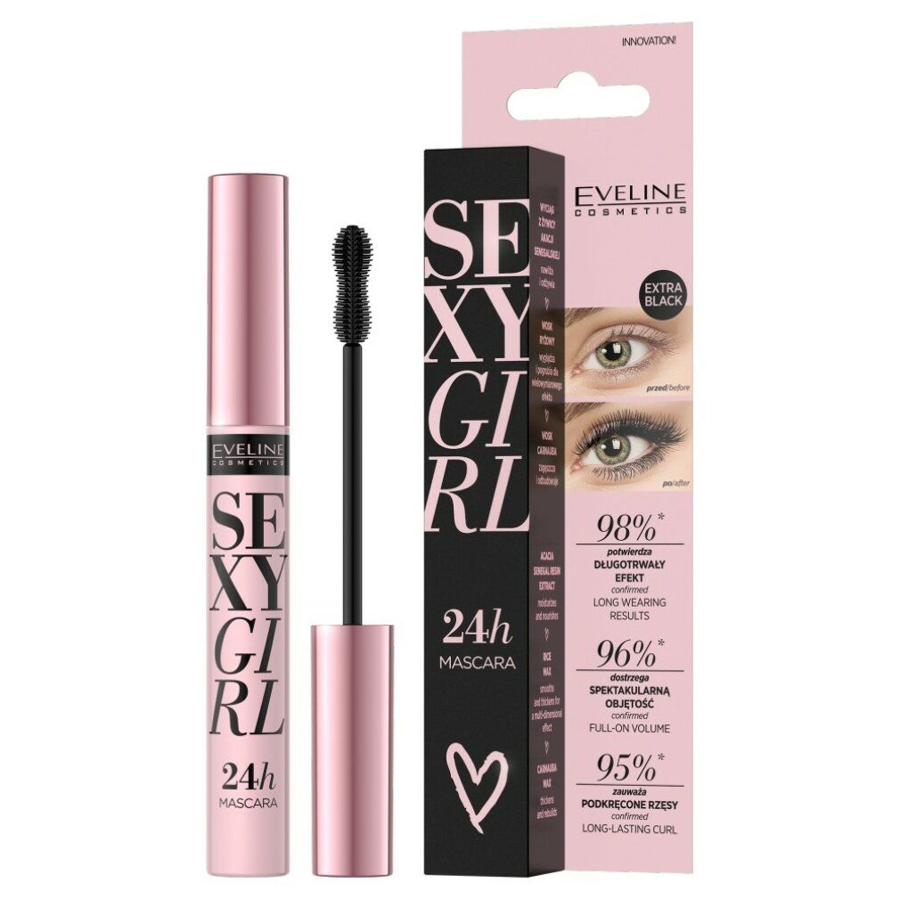 Eveline Sexy Girl 24H mascara volumizzante e incurvante