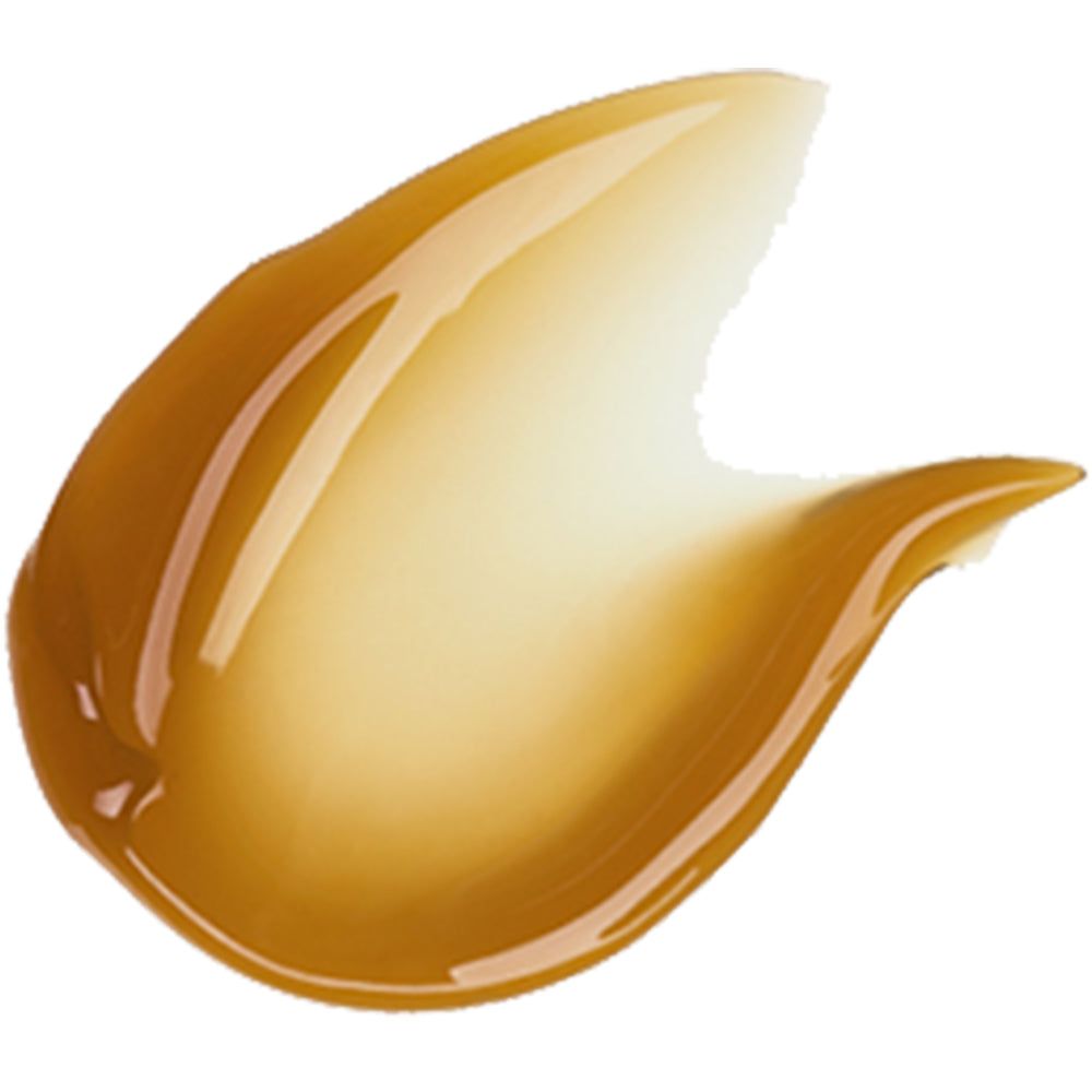 Crema dorata spalmata. Texture lucida con sfumatura.