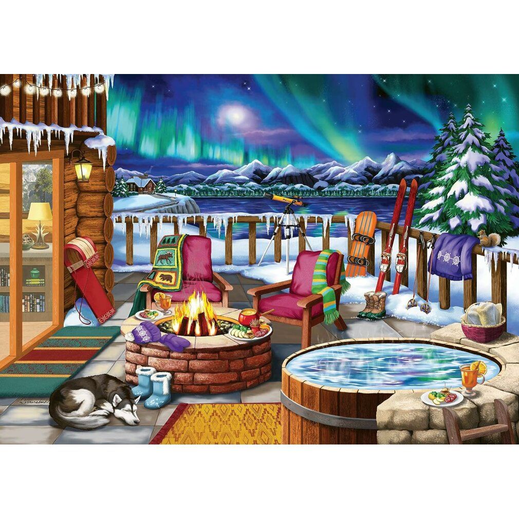 Ravensburger 16791 Puzzle dell'aurora boreale, multicolore