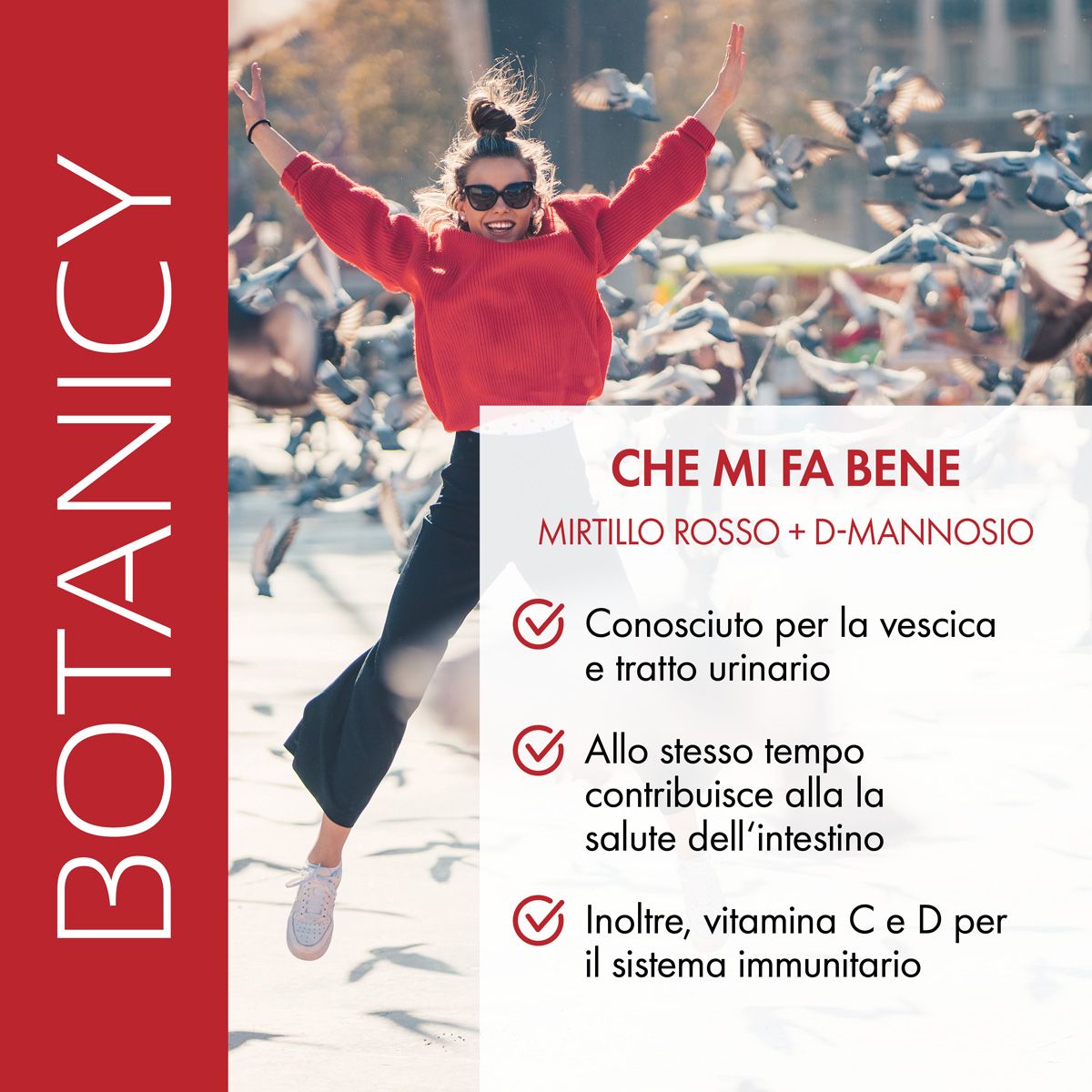 Botanicy MIRTILLO ROSSO + D-MANNOSIO