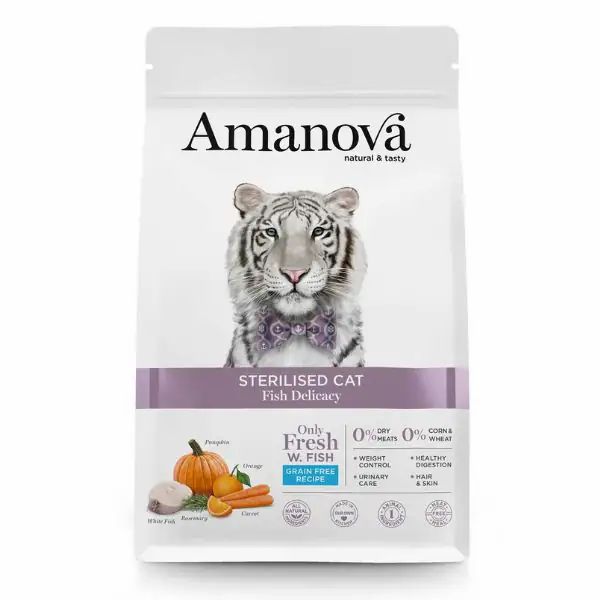 amanova sterilised cat fish delicacy