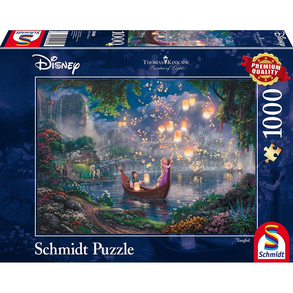 Disney, Rapunzel - Puzzle da 1000 pezzi (Thomas Kinkade)