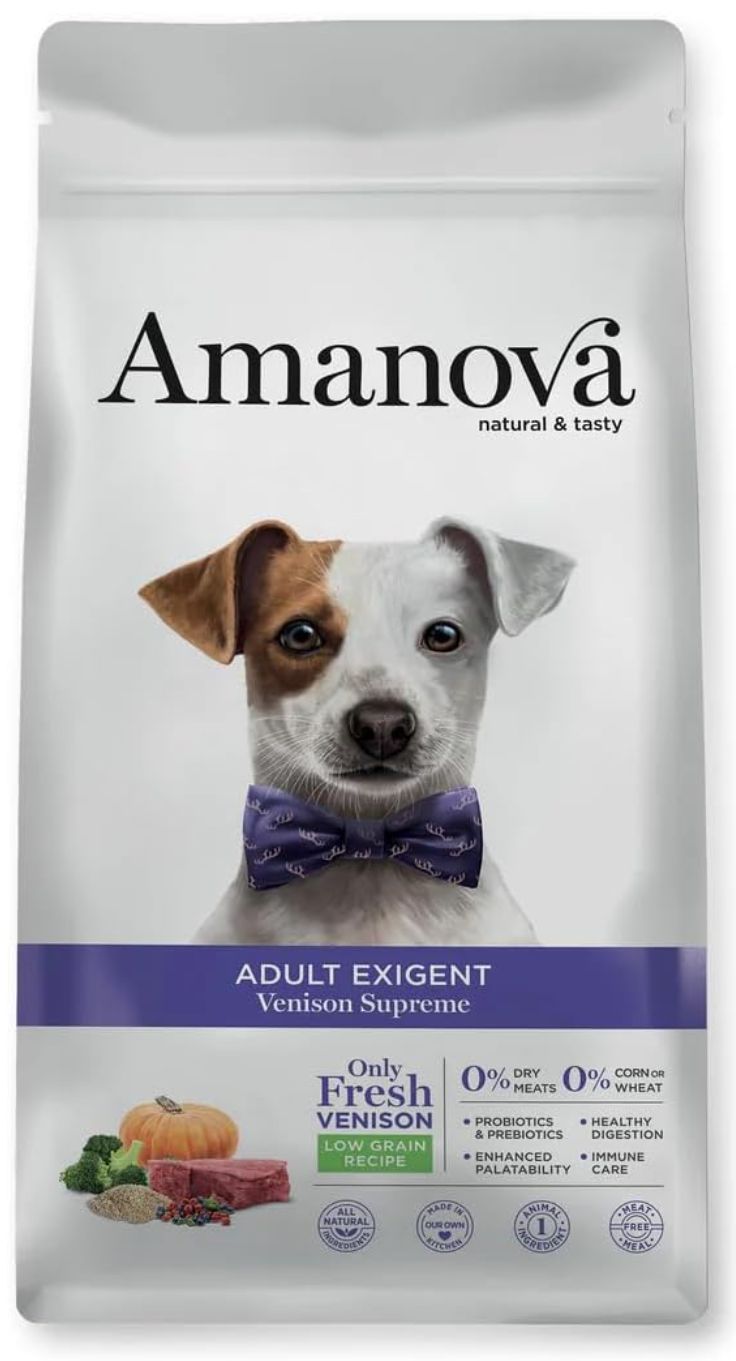 amanova dog adult exigent dog venison