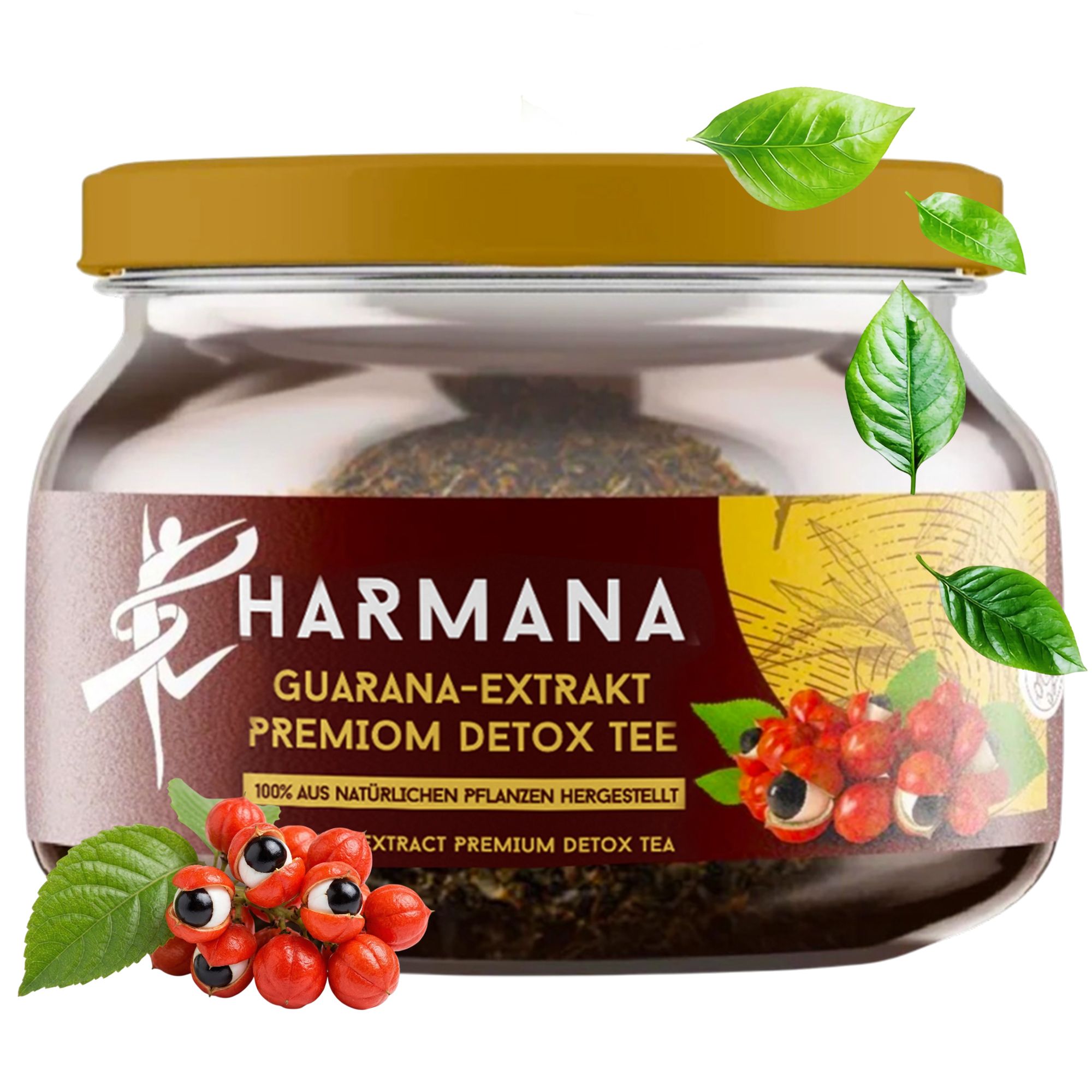 HARMANA Tè con Estratto di Guaranà