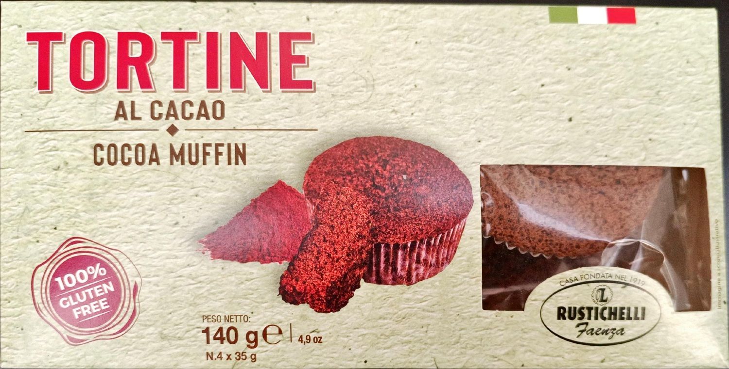 Tortina al cacao senza glutine - Noglut