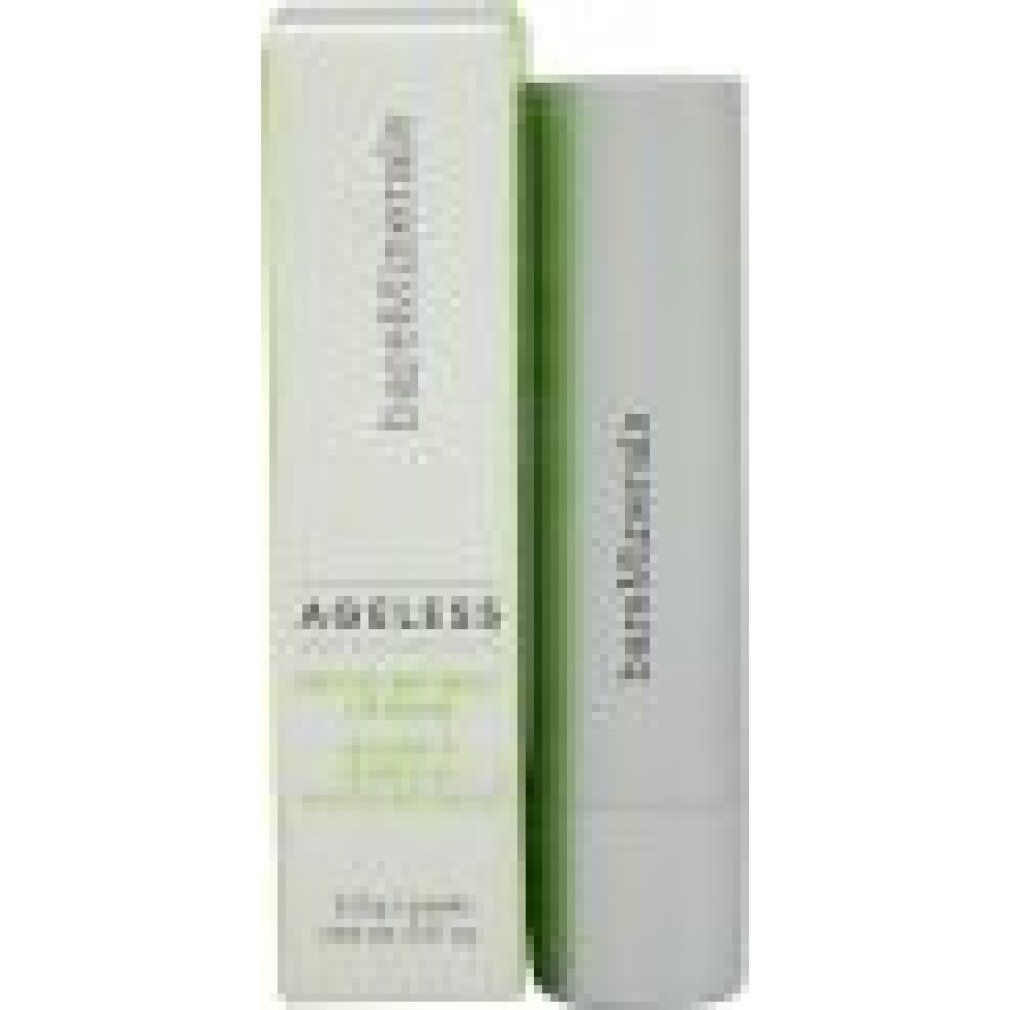 Balsamo labbra AGELESS Phyto-Retinol. Stick e confezione bianchi. Testo: bareMinerals, AGELESS, Phyto-Retinol Lippenpflege.