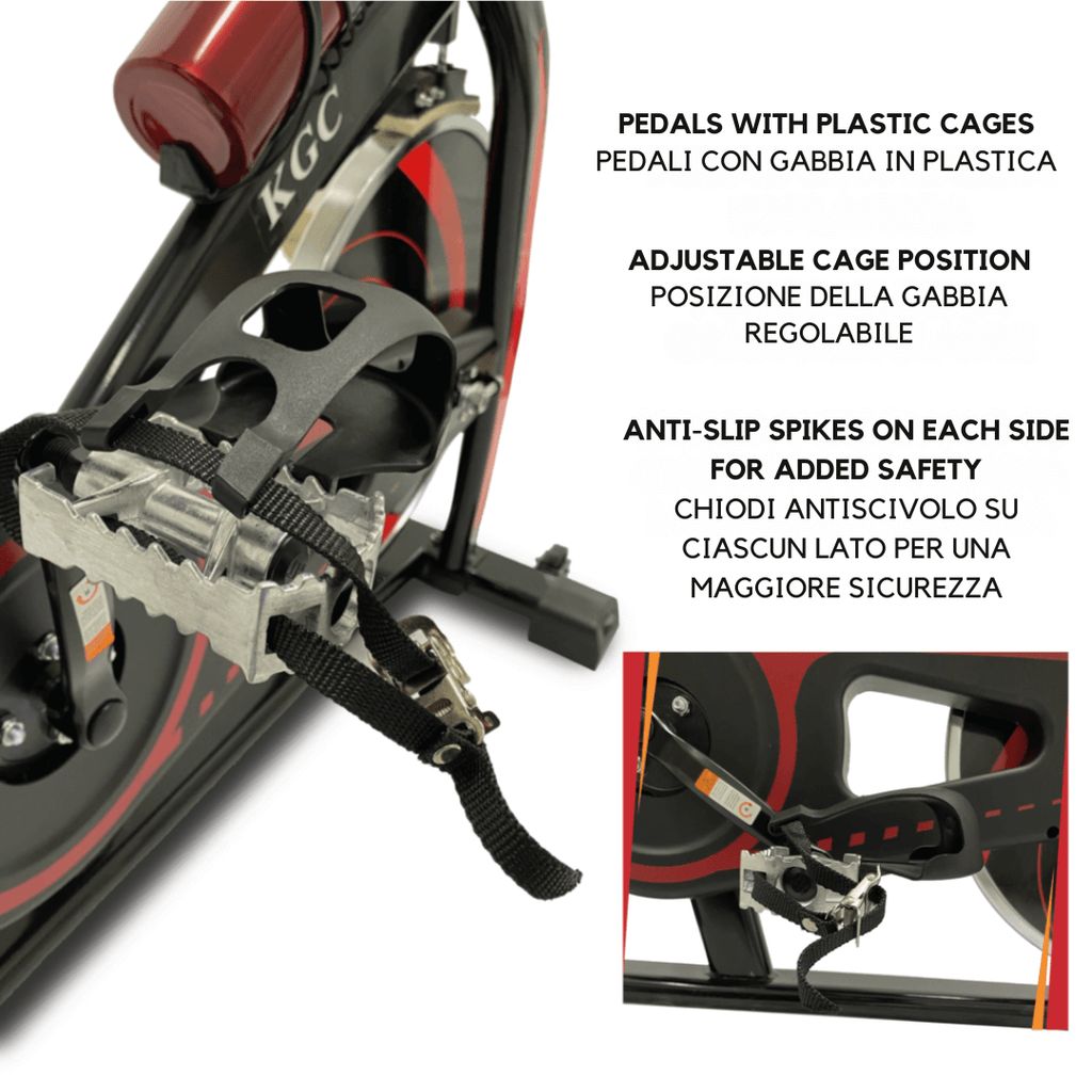 FFitness Spin Bike - Bici da Indoor Cycling Fast FF