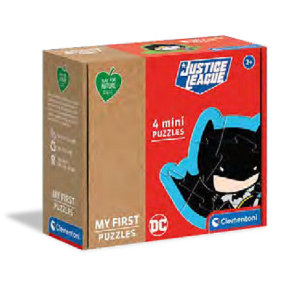 clementoni Play For Future My First Justice League Puzzle: Superheroes 4in1 (3,6,9,12 pezzi)