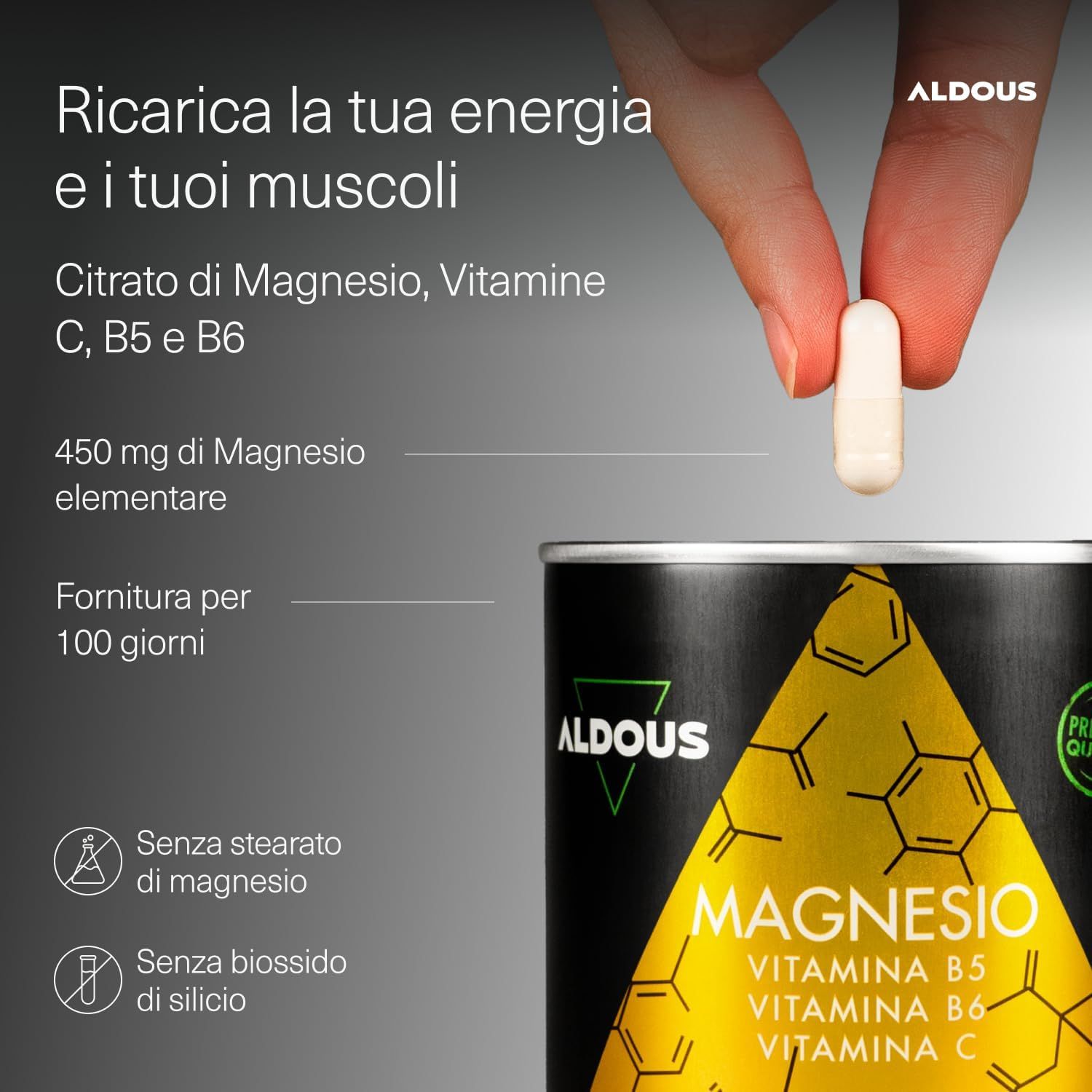 Aldous Capsule di Magnesio Citrato