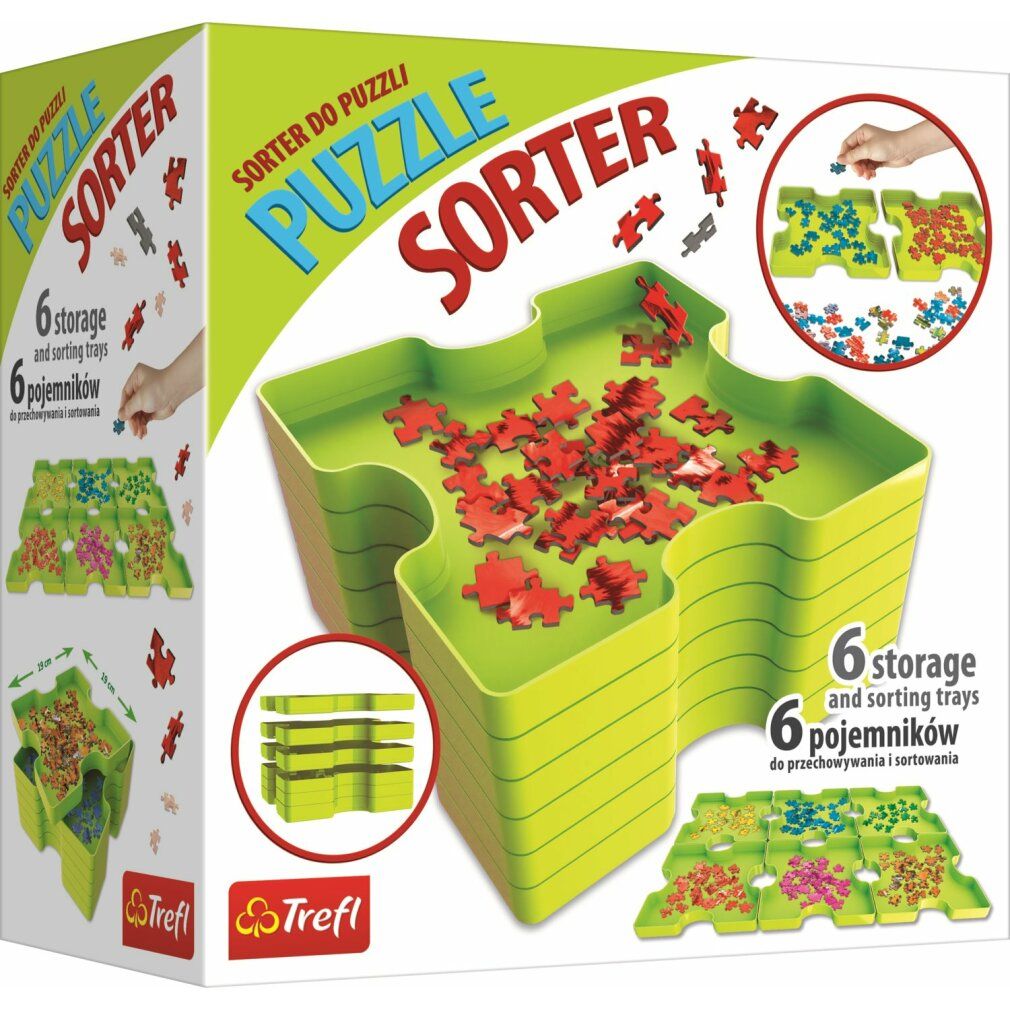 Puzzle sorter - 6 scatole