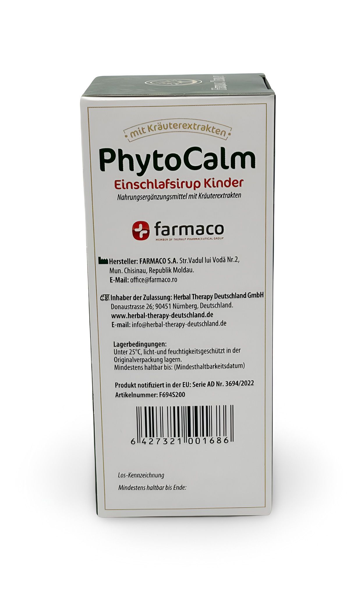 Herbal Therapy PhytoCalm Sciroppo calmante