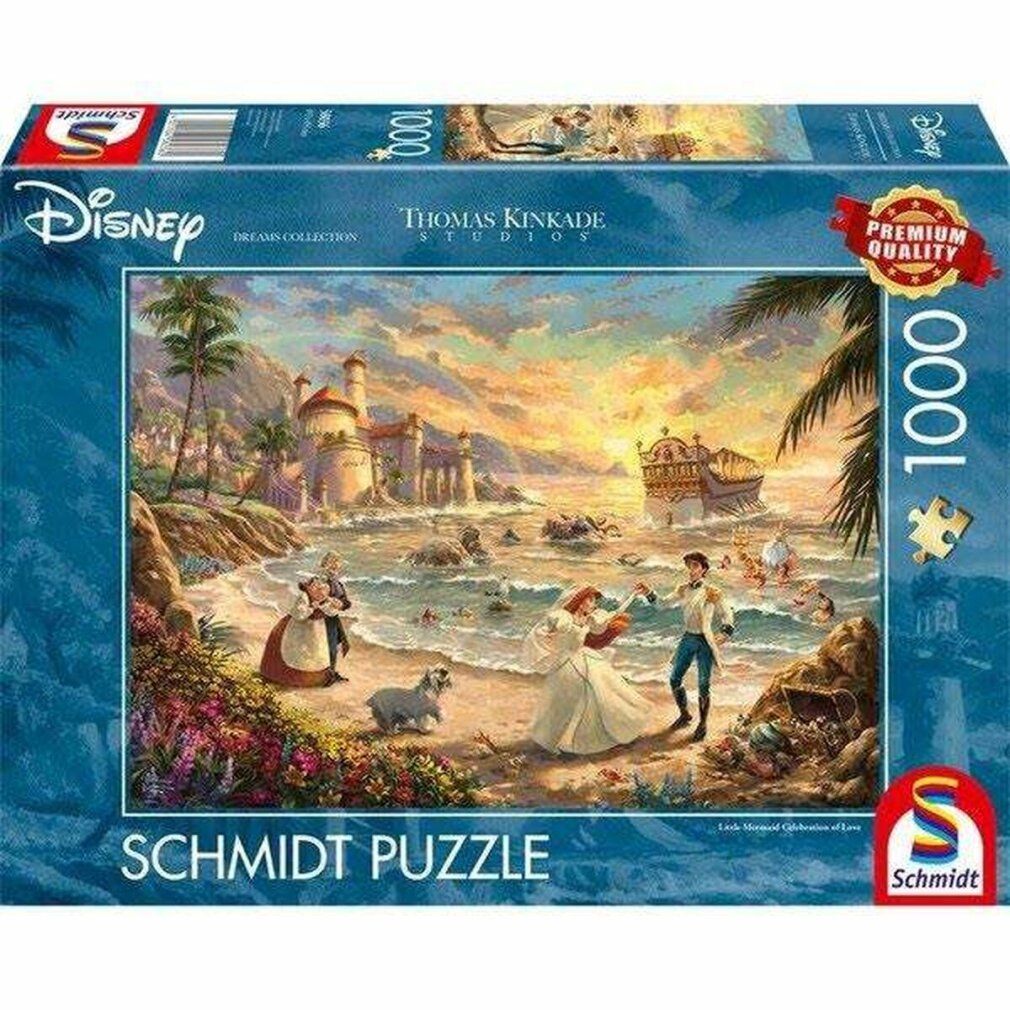 Schmidt - Thomas Kinkade: Disney La Sirenetta - Festival dell'Amore (1000 pi