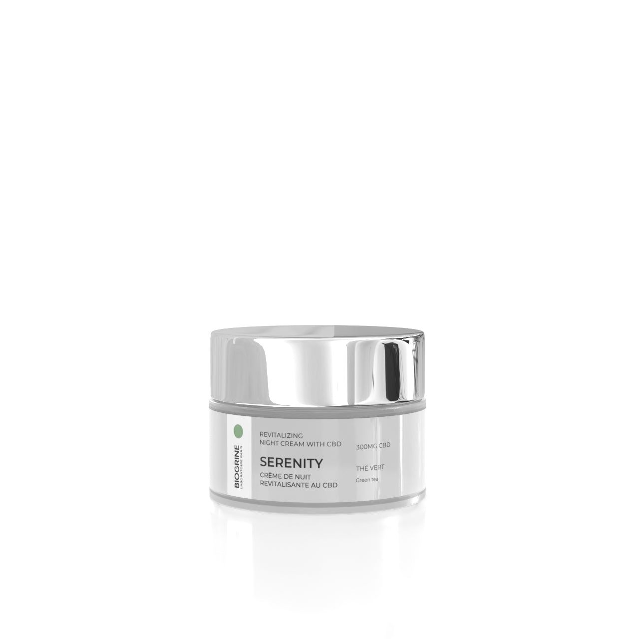 BIOGRINE Crema notte rivitalizzante "SERENITY" – CBD e tè verde