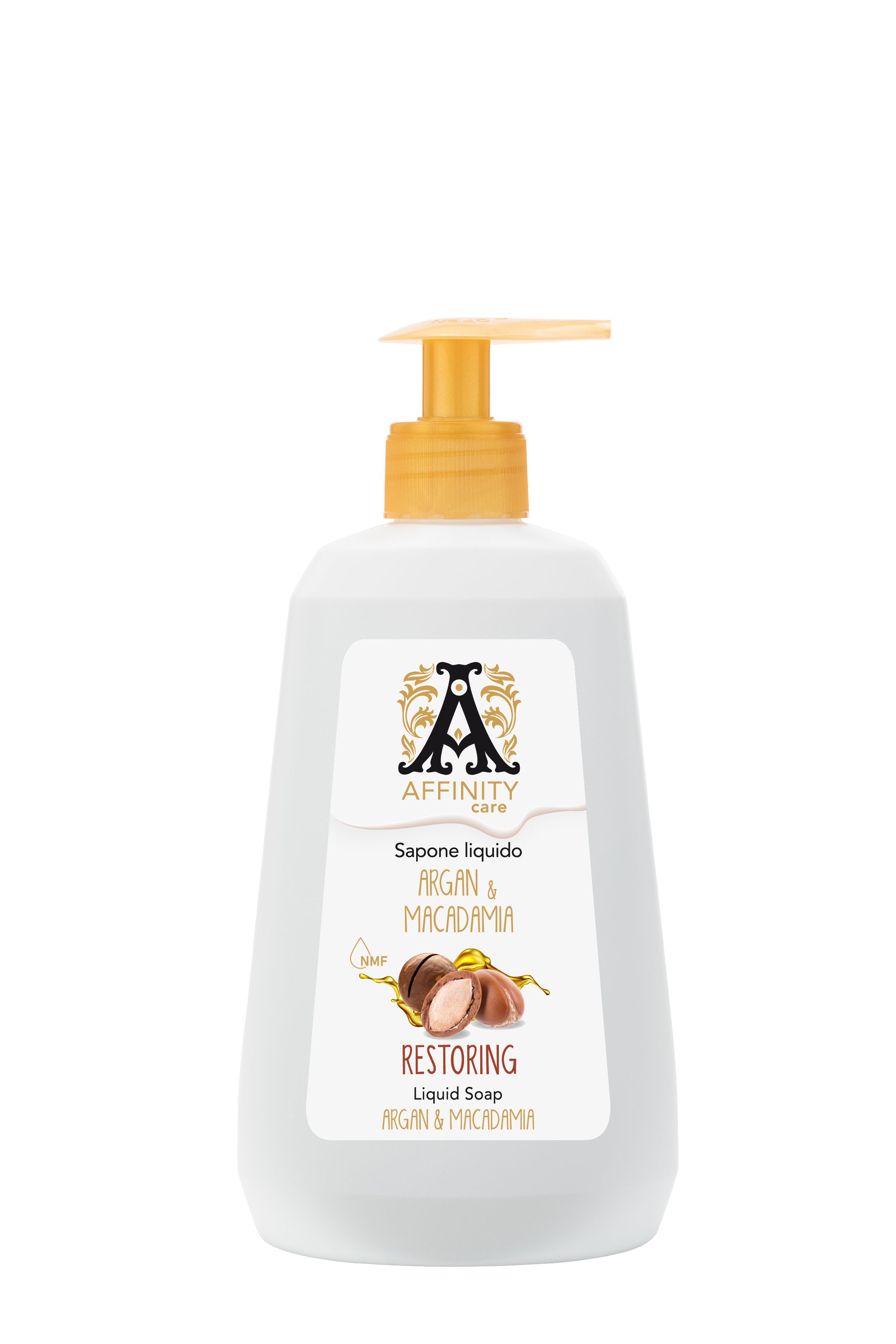 AFFINITY sapone liquido argan e macadamia