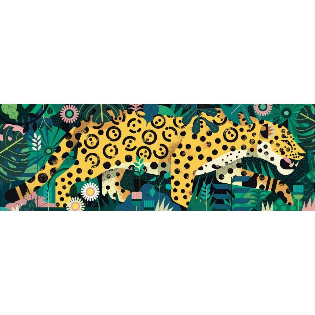 djeco Panorama Leopard Puzzle 1000 pezzi