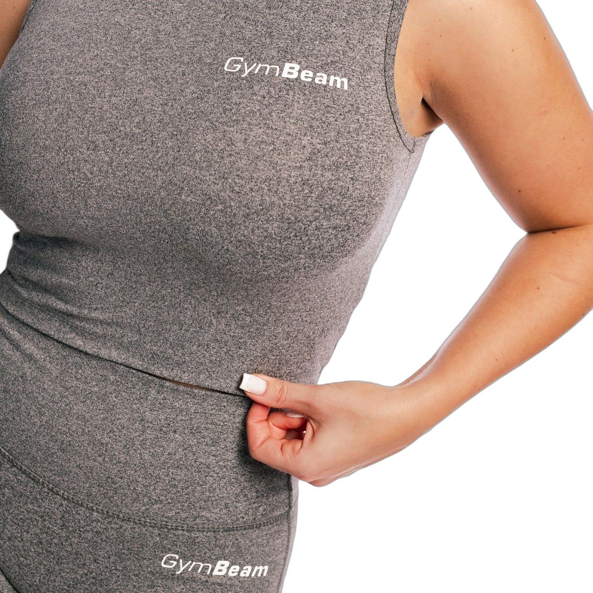 GymBeam Crop top donna Core Storm slim senza maniche