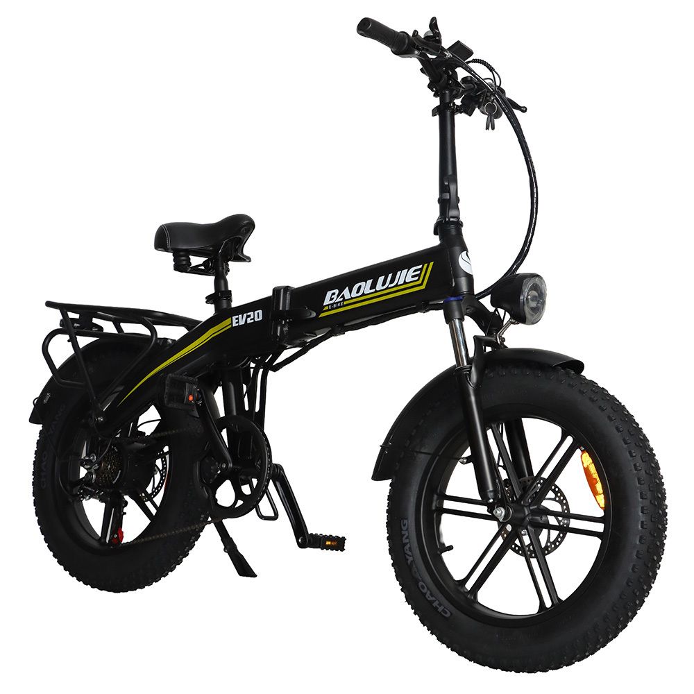 BAOLUJIE D7 Bicicletta elettrica pieghevole, batteria da 48 V 16 Ah